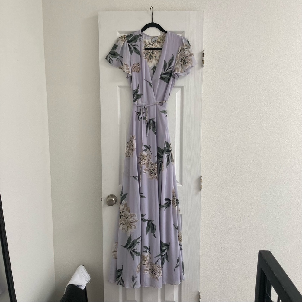 Floral wrap dress